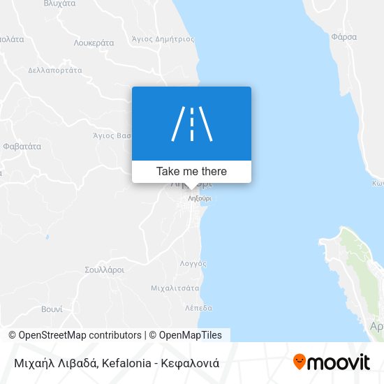 Μιχαήλ Λιβαδά map