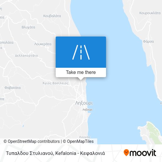 Τυπαλδου Στυλιανού map