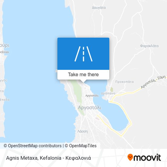 Agnis Metaxa map