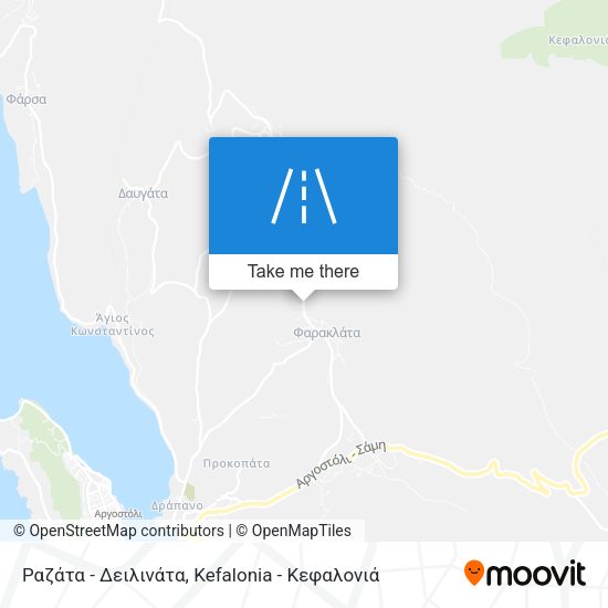 Ραζάτα - Δειλινάτα map