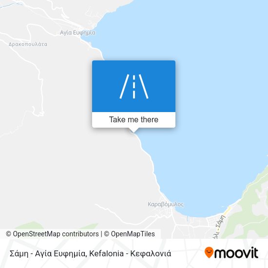 Σάμη - Αγία Ευφημία map