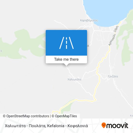 Χαλιωτάτα - Πουλάτα map