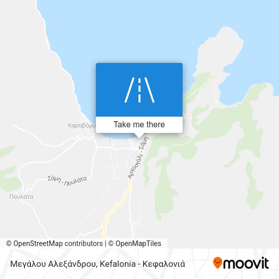 Μεγάλου Αλεξάνδρου map