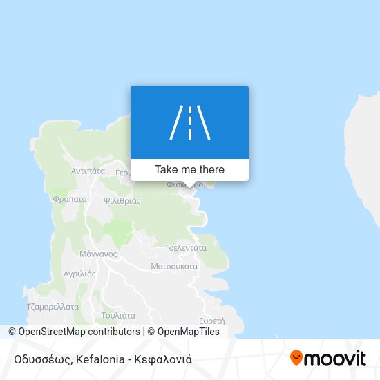 Οδυσσέως map