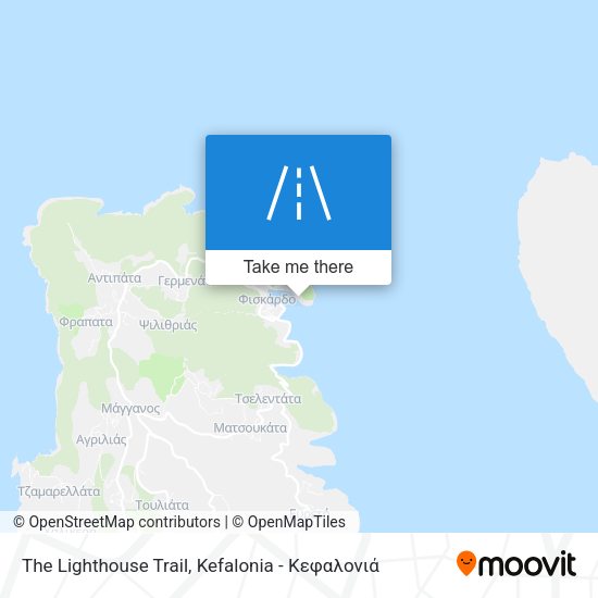 The Lighthouse Trail map
