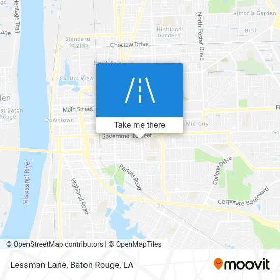 Lessman Lane map