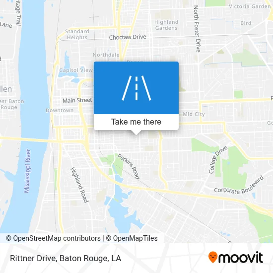 Rittner Drive map