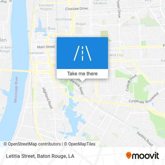 Letitia Street map