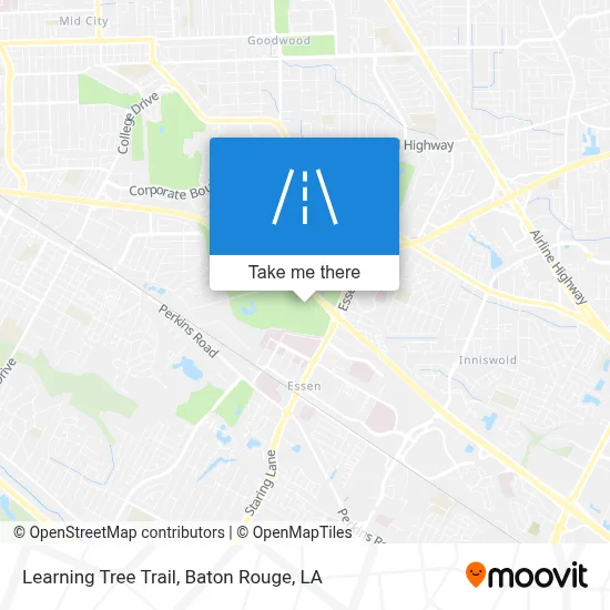 Learning Tree Trail map