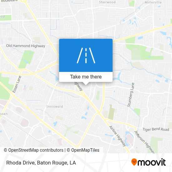 Rhoda Drive map