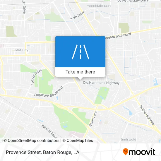 Rue Provence map