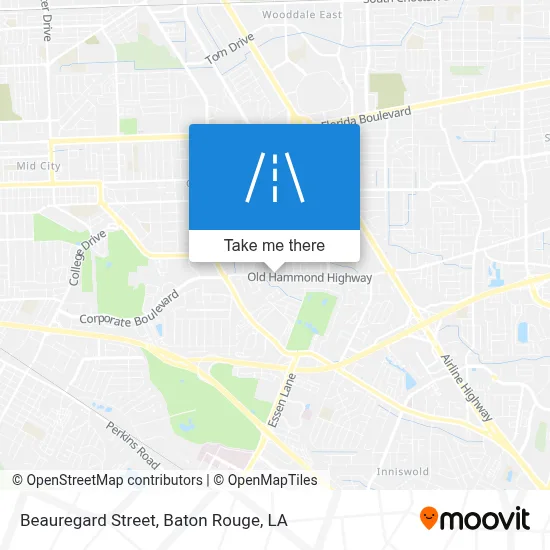 Rue Beauregard map
