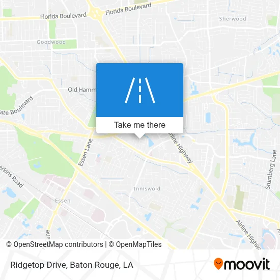 Ridgetop Drive map