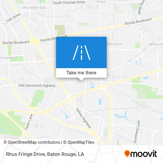 Rhus Fringe Drive map