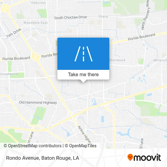 Rondo Avenue map