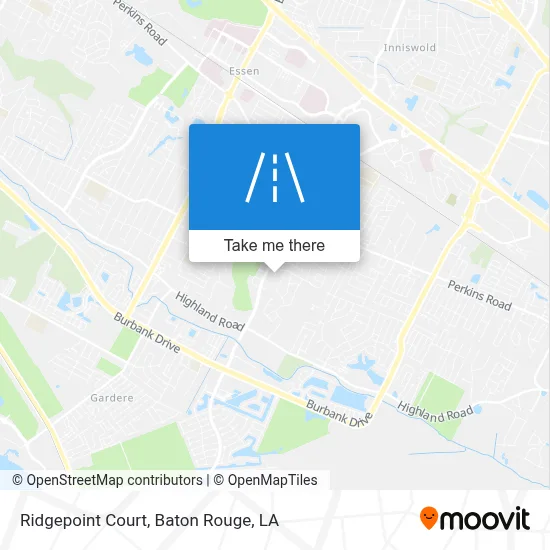 Ridgepoint Court map
