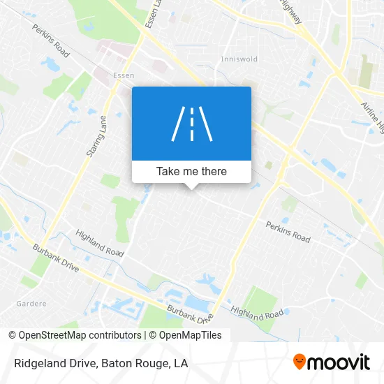 Ridgeland Drive map