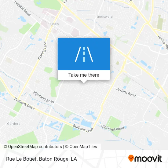 Rue Le Bouef map