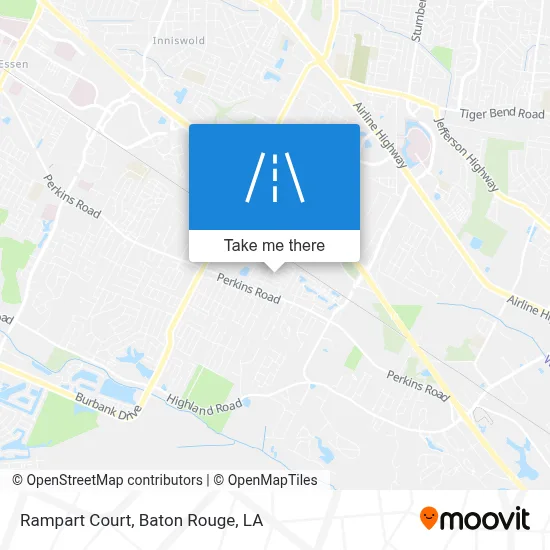 Rampart Court map