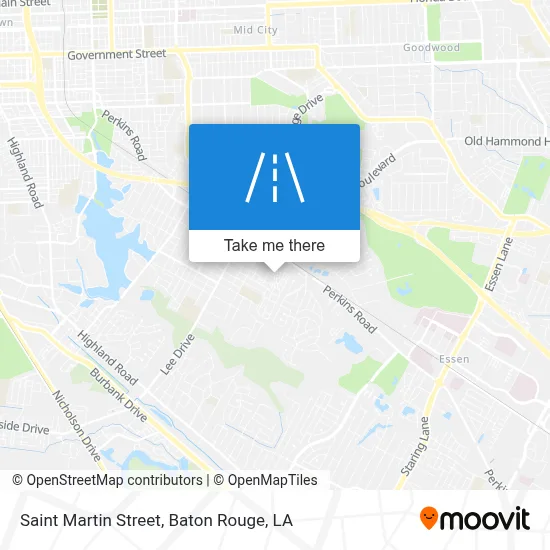 Rue Saint Martin map