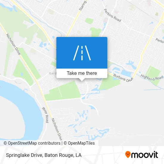 Springlake Drive map