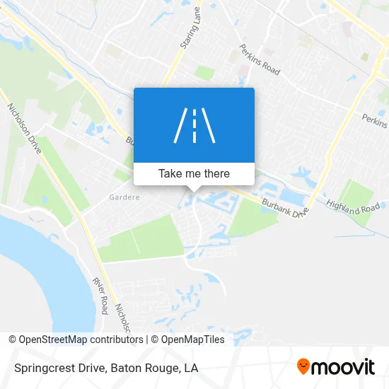 Springcrest Drive map