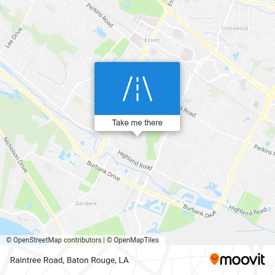Raintree Road map
