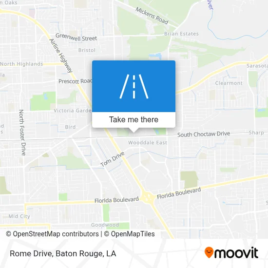Rome Drive map