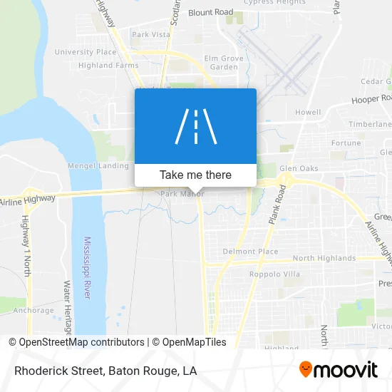 Rhoderick Street map