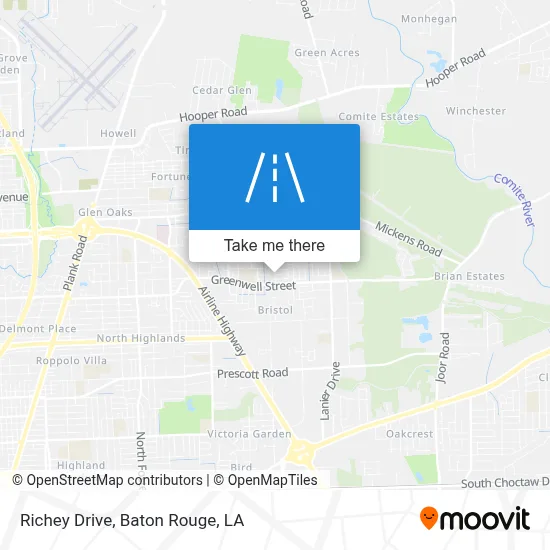 Richey Drive map