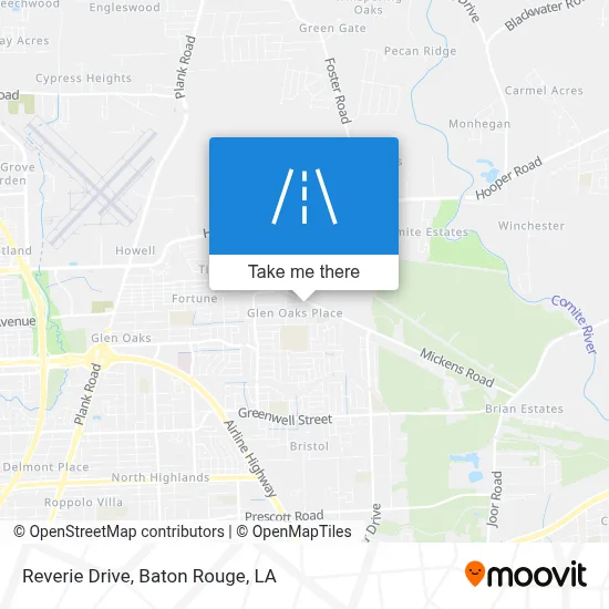 Reverie Drive map