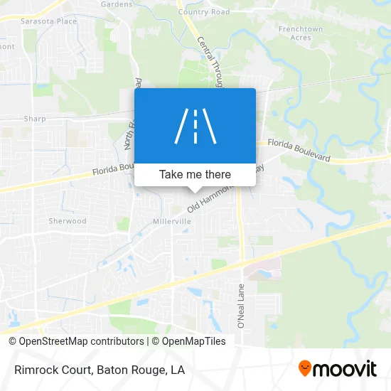 Rimrock Court map