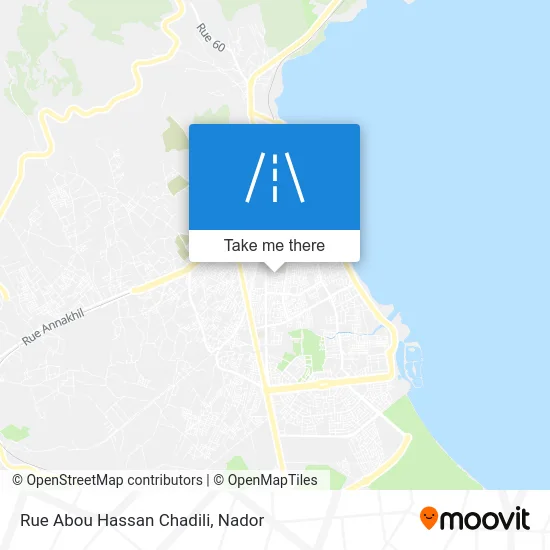 Abou Hassan Chadili Street map
