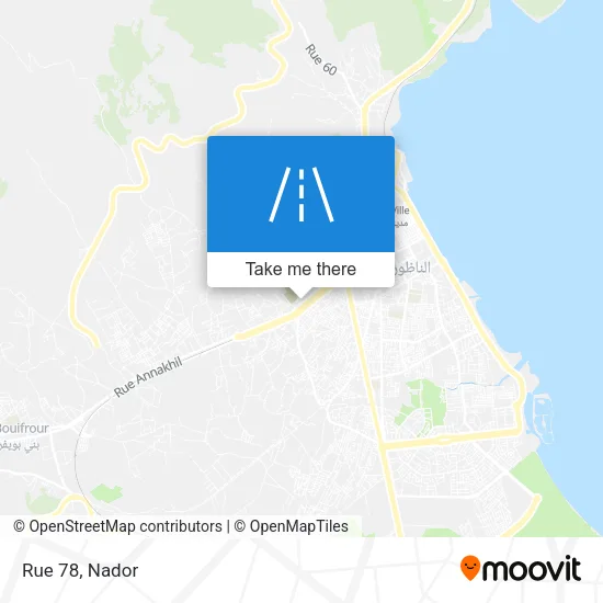 Rue 78 map