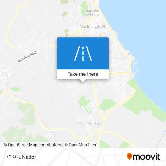 زنقة ١٢ map