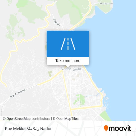 Rue Mekka زنقة مكة map