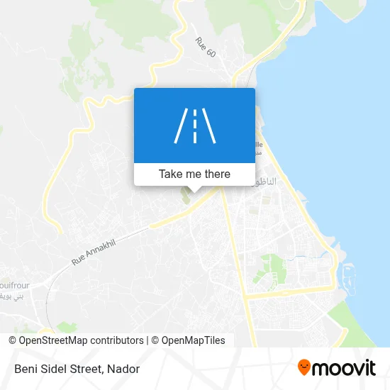 Beni Sidel Street map