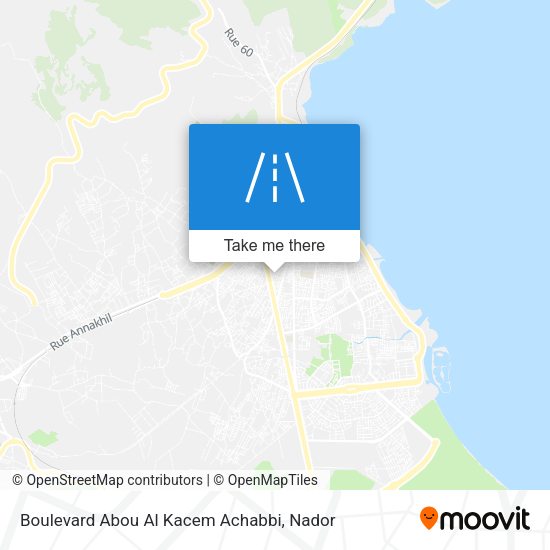 Boulevard Abou Al Kacem Achabbi map