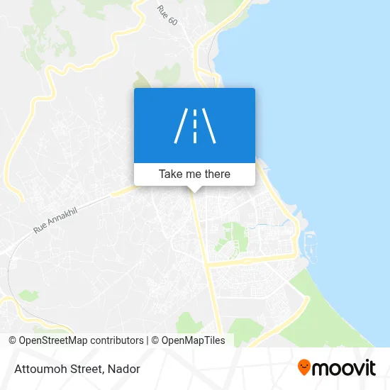 Attoumoh Street map