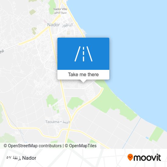 زنقة ٥٧ map