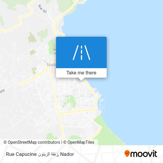 Rue Capucine زنقة الزيتون map
