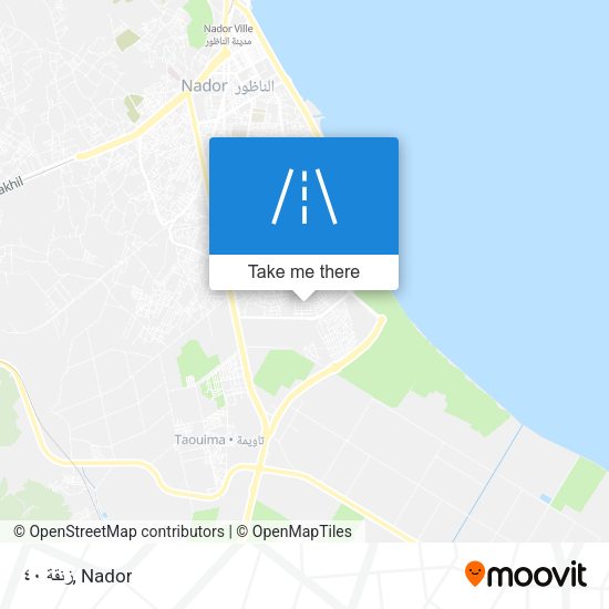 زنقة ٤٠ map