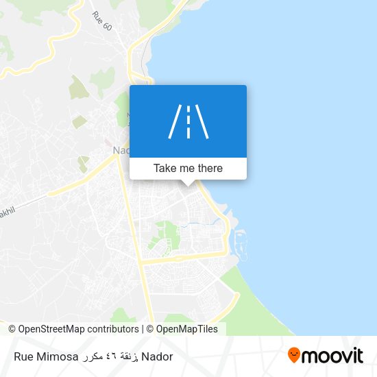 Rue Mimosa زنقة ٤٦ مكرر map