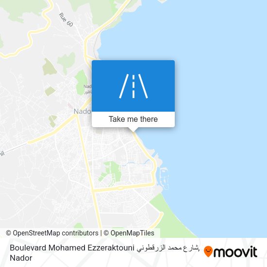 Boulevard Mohamed Ezzeraktouni شارع محمد الزرقطوني map