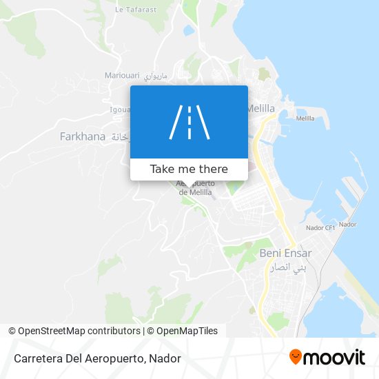 Carretera Del Aeropuerto map