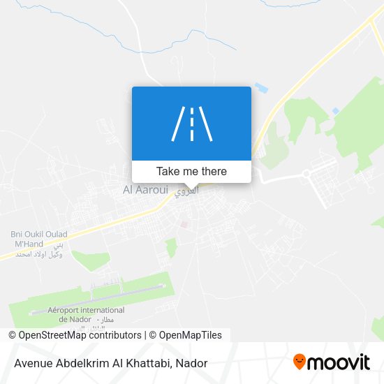 Avenue Abdelkrim Al Khattabi map