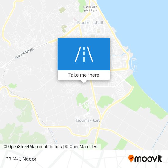 زنقة ٦٦ map