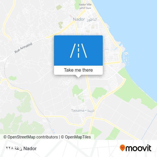 زنقة ٢٢٨ map