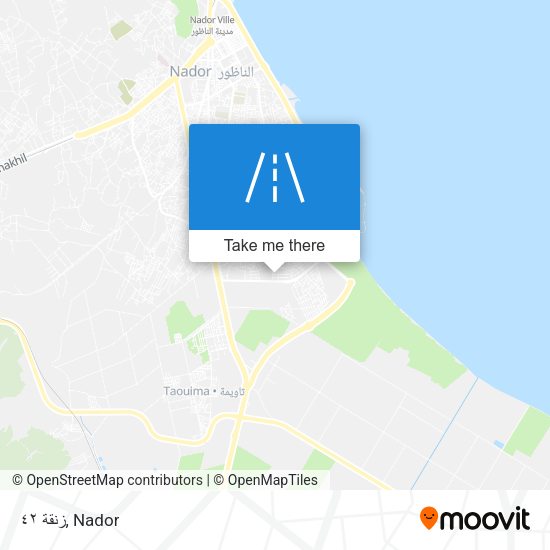 زنقة ٤٢ map