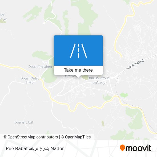 Rue Rabat شارع الرباط map
